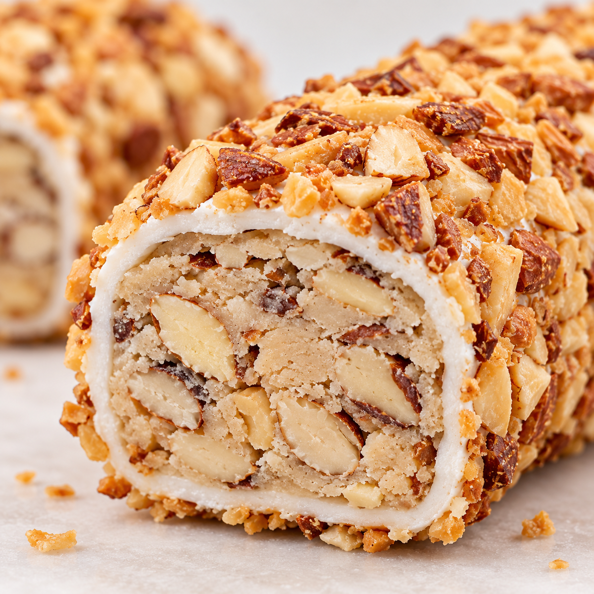 Croqu'Almond — détail et texture